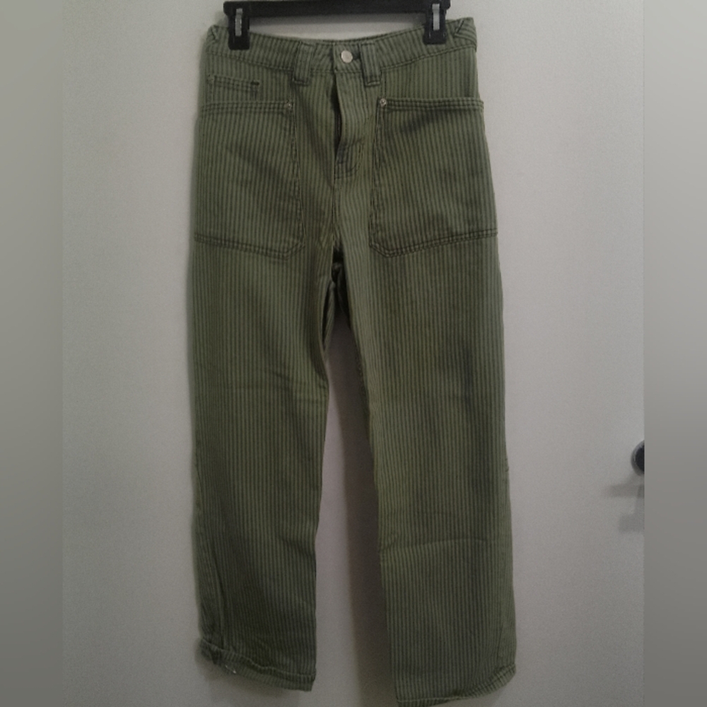BDG Green Cargo Pants Utilitarian Style